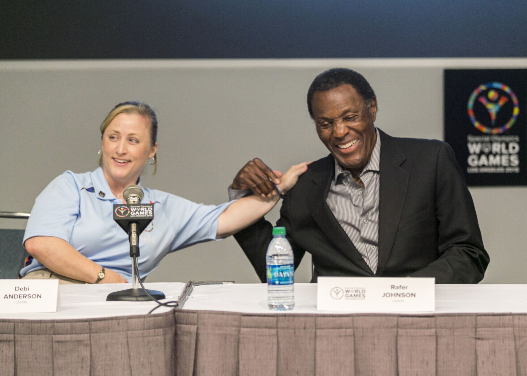 Debi Anderson, Rafer Johnson